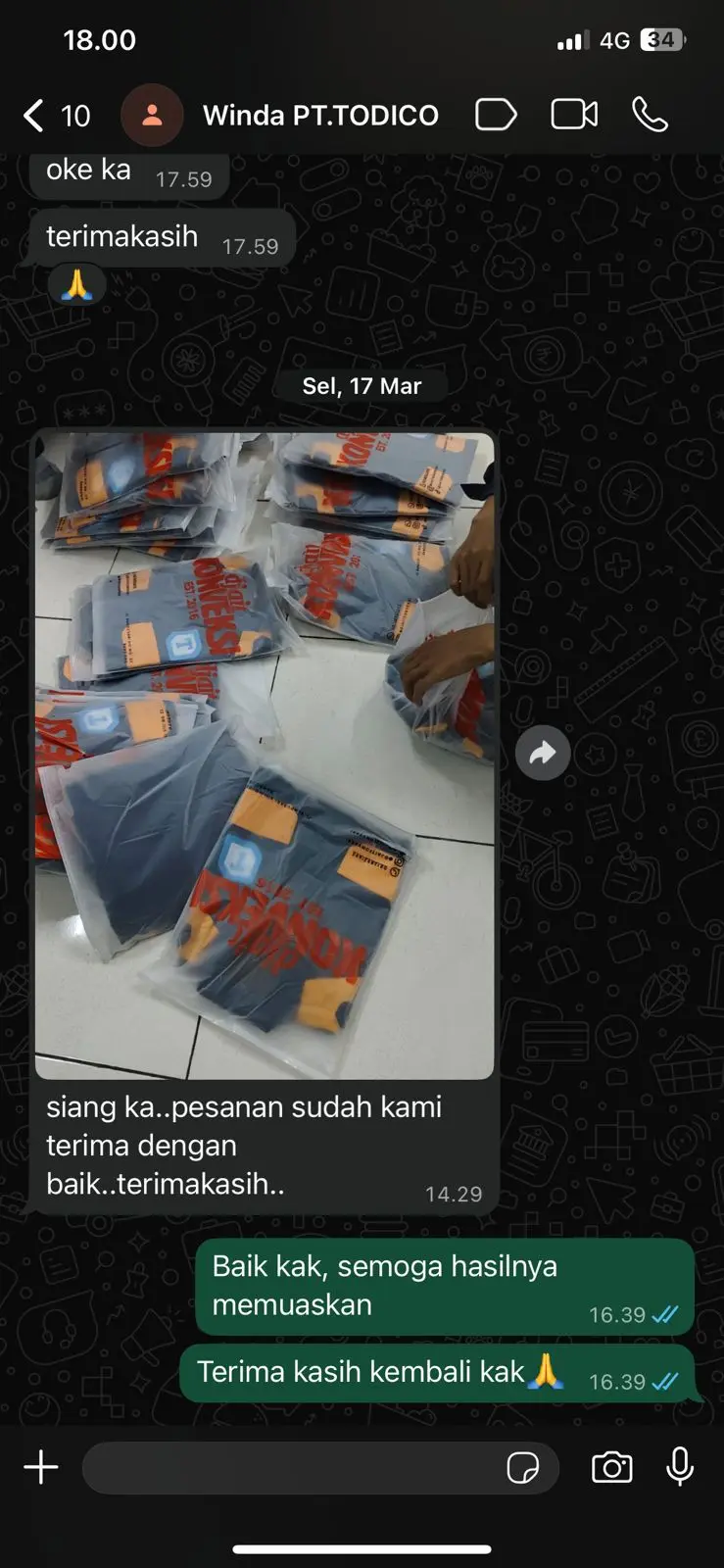 Testimoni Klien 1